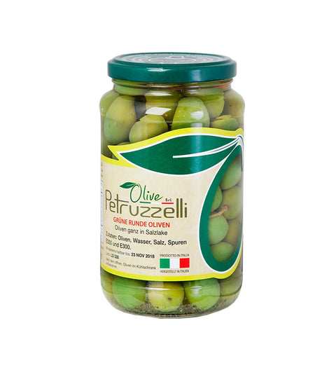 Petruzzelli - Grüne Runde Oliven Nocellara 560g