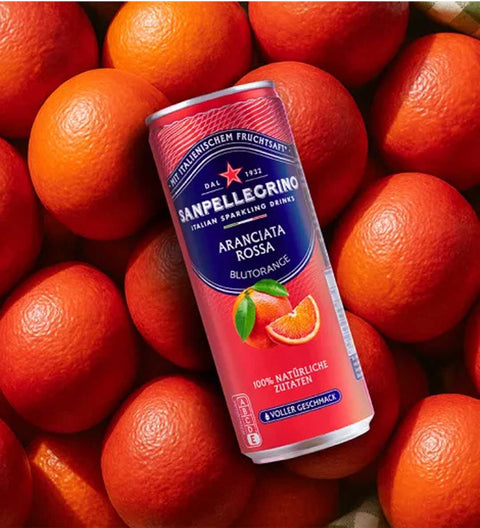 San Pellegrino Aranciata Rossa - Blutorange 0.33l inkl. 0,25 € Einwegpfand