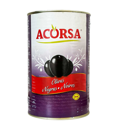 Acorsa Oliven schwarz m. Kern 19/21 2.5kg (Abtropfgewicht)