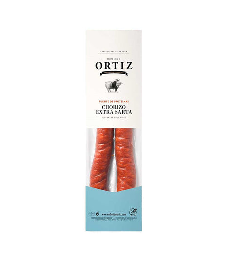 Ortiz Chorizo Extra Sarta Picante Paprikawurst im Ring