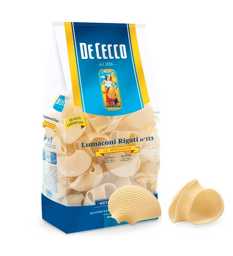De Cecco Lumaconi Rigati Nr. 123
