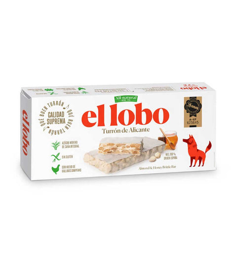 El Lobo - hartes Mandelnougat - Turrón de Alicante