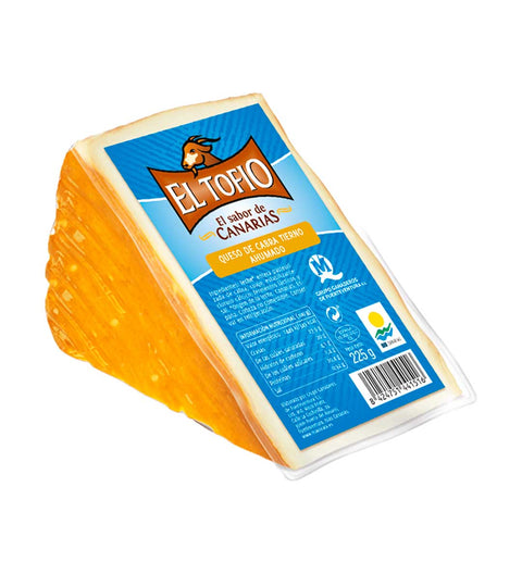 El Tofio Junger kanarischer geräucherter Ziegenkäse