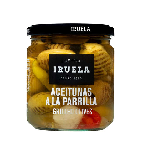 Iruela Gegrillte grüne Oliven ohne Stein