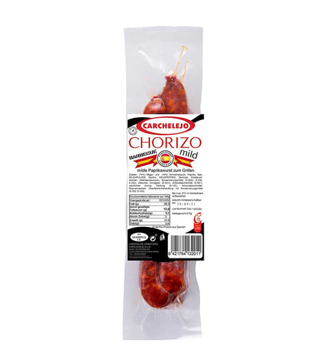 Carchelejo - Milde Chorizo - Paprikawurst zum Grillen 575g