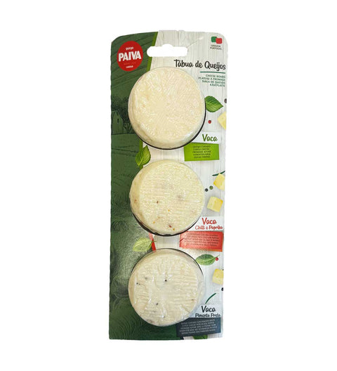 Paiva Käsebrett (Kuhkäse-, Paprika & Pfeffer) 3 x 80g
