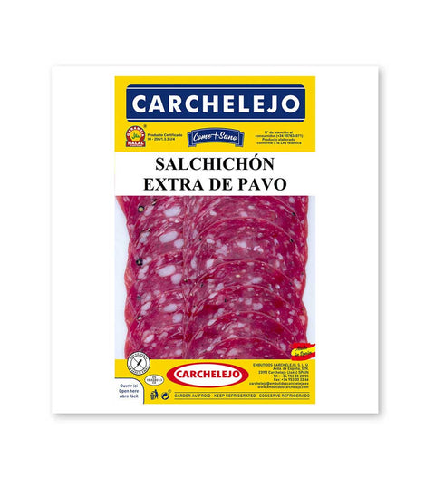 Carchelejo - Putensalami in Scheiben - Salchichón Extra de Pavo