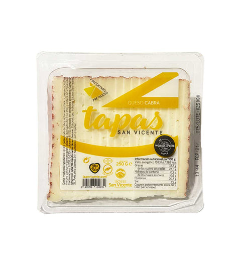 San Vicente Halbgereifter Ziegenkäse in Scheiben