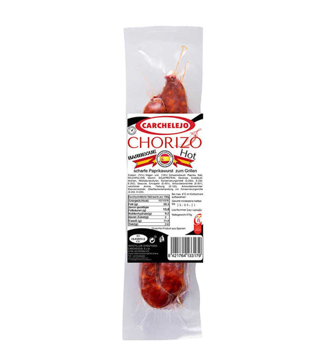 Scharfe Chorizo - Paprikawurst zum Grillen - Carchelejo
