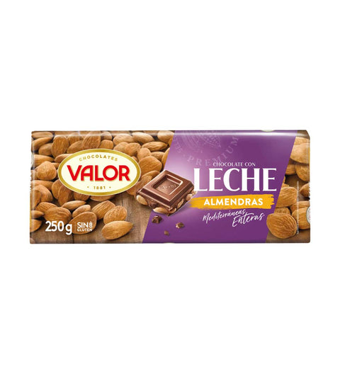 Valor Milchschokolade mit Mandeln 250g